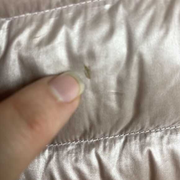 Calvin Klein Performance Woman’s Size Medium Down Puffer Jacket Pink Black - Picture 8 of 11